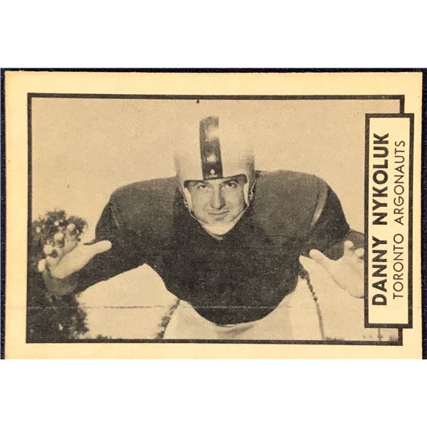 1962 O-PEE-CHEE CFL DANNY NYKOLUK (HOF)