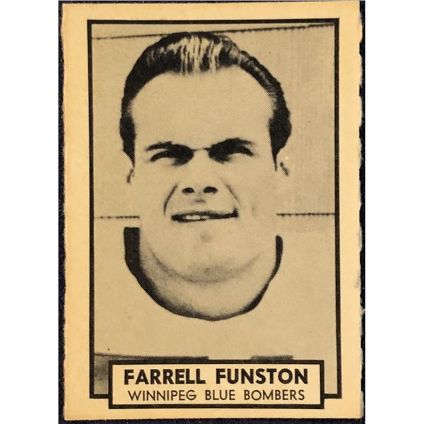 1962 O-PEE-CHEE CFL FARRELL FUNSTON