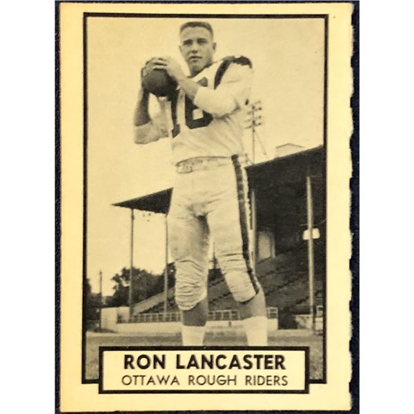 1962 O-PEE-CHEE CFL RON LANCASTER (HOF)