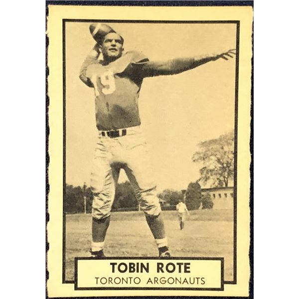1962 O-PEE-CHEE CFL TOBIN ROTE (HOF)