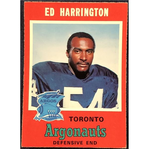 1971 O-PEE-CHEE CFL ED HARRINGTON