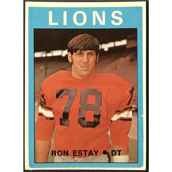1972 O-PEE-CHEE CFL RON ESTAY (HOF)
