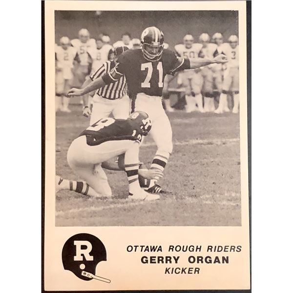 1981 JOGO CFL GERRY ORGAN (HOF)