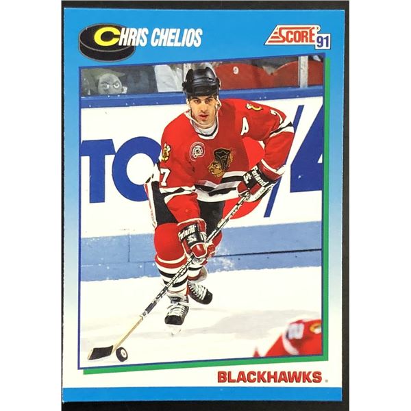 1991-92 SCORE CHRIS CHELIOS (HOF)