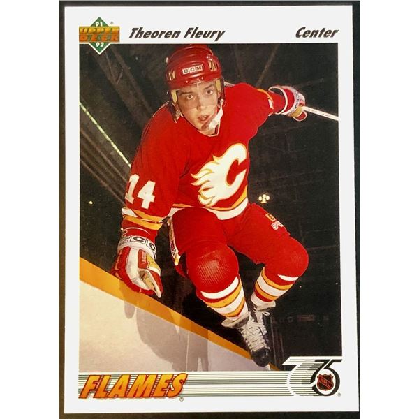 1991-92 UPPER DECK THEOREN FLEURY
