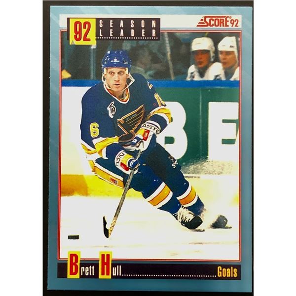 1992-93 SCORE BRETT HULL (HOF)