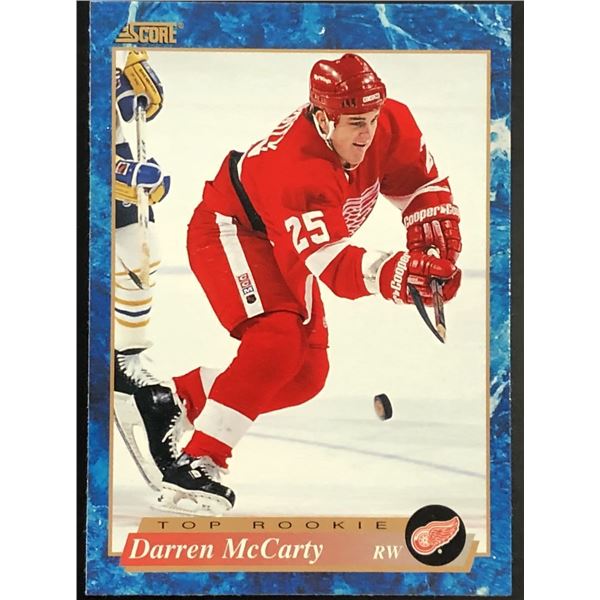 1992-93 SCORE DARREN McCARTY ROOKIE CARD