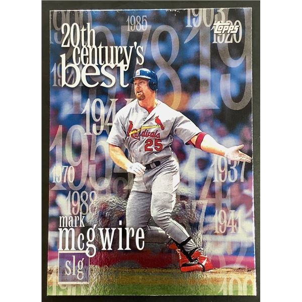 2000 TOPPS MARK McGWIRE
