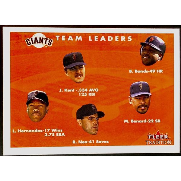 2001 FLEER BARRY BONDS