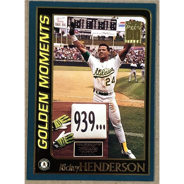 2001 TOPPS RICKEY HENDERSON (HOF)