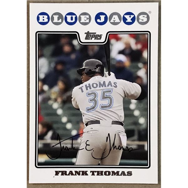 2008 TOPPS FRANK THOMAS (HOF)
