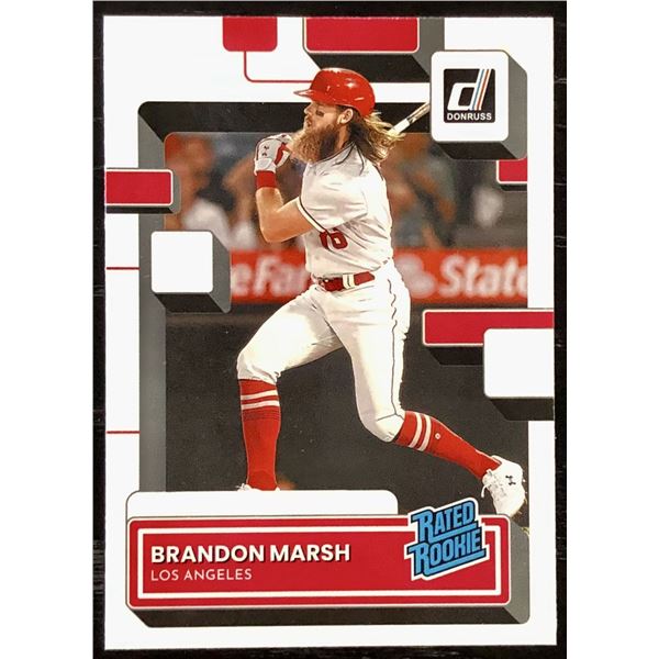 2022 DONRUSS BRANDON MARSH ROOKIE CARD