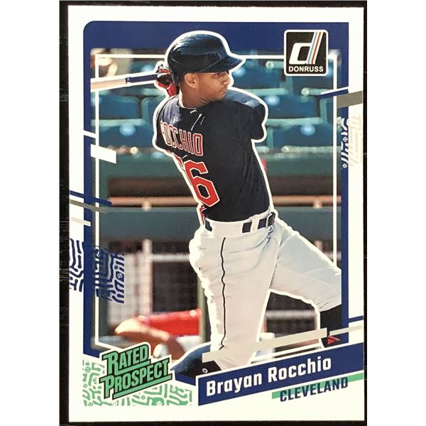 2023 DONRUSS BRAYAN ROCCHIO ROOKIE CARD