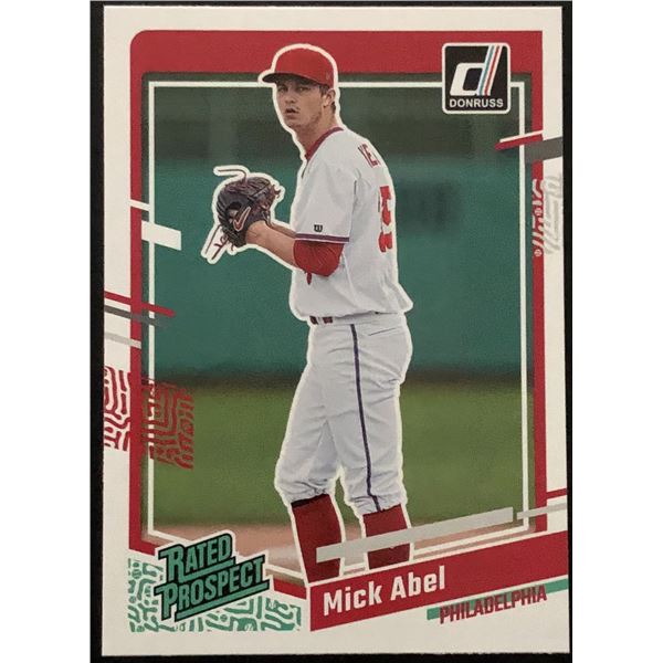 2023 DONRUSS MICK ABEL ROOKIE CARD