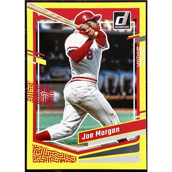 2023 DONRUSS YELLOW SPLASH JOE MORGAN (HOF)