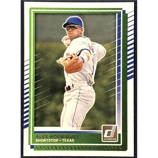 2025 DONRUSS ALEX RODRIGUEZ CARD