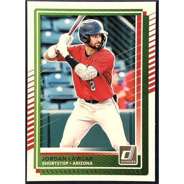2025 DONRUSS JORDAN LAWLAR ROOKIE CARD