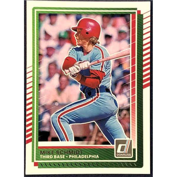 2025 DONRUSS MIKE SCHMIDT (HOF) CARD