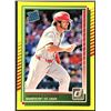 Image 1 : 2025 DONRUSS THOMAS SAGGESE YELLOW FLASH ROOKIE CARD