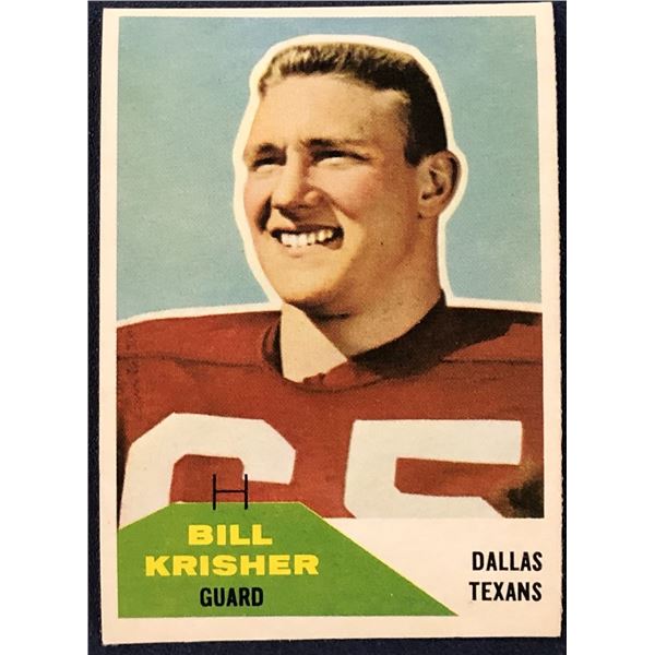1960 FLEER BILL KRISHNER