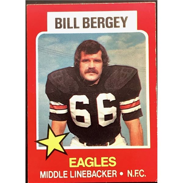 1975 TOPPS WONDER BREAD BILL BERGEY