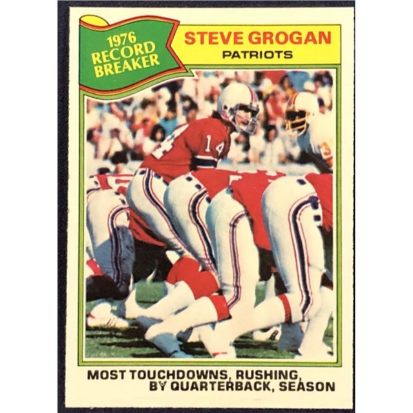 1977 TOPPS NFL STEVE GROGAN