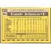 Image 2 : 1990 TOPPS RANDY JOHNSON (HOF)