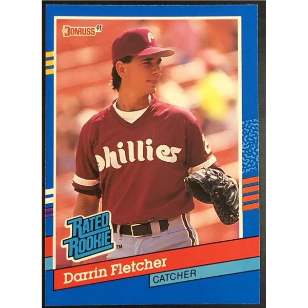 1991 DONRUSS DARRIN FLETCHER ROOKIE CARD