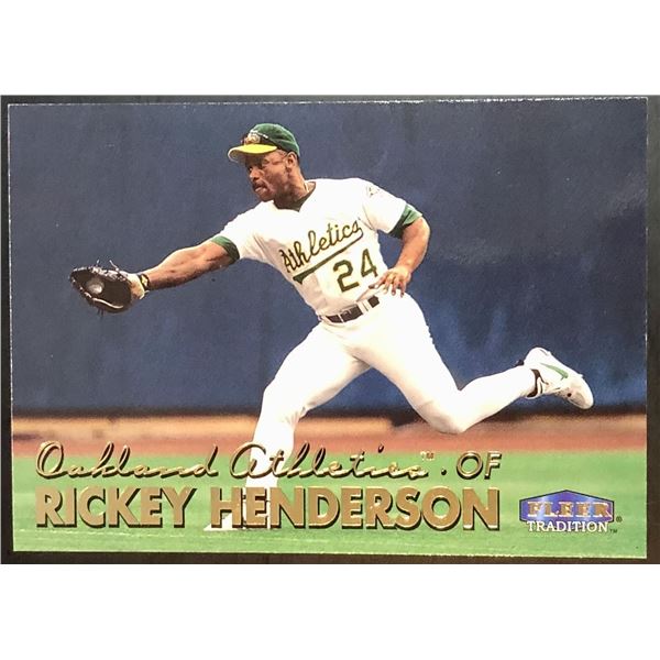 1999 FLEER RICKEY HENDERSON (HOF)