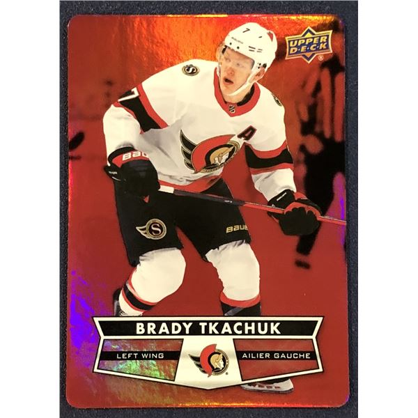 2021-22 UPPER DECK RED DIE-CUT BRADY TKACHUK