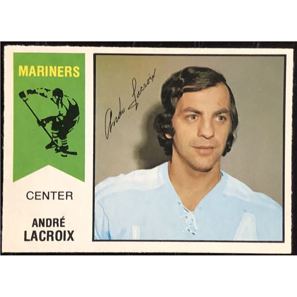 1974-75 O-PEE-CHEE WHA ANDRE LACROIX