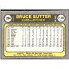 Image 2 : 1981 FLEER BRUCE SUTTER (HOF)