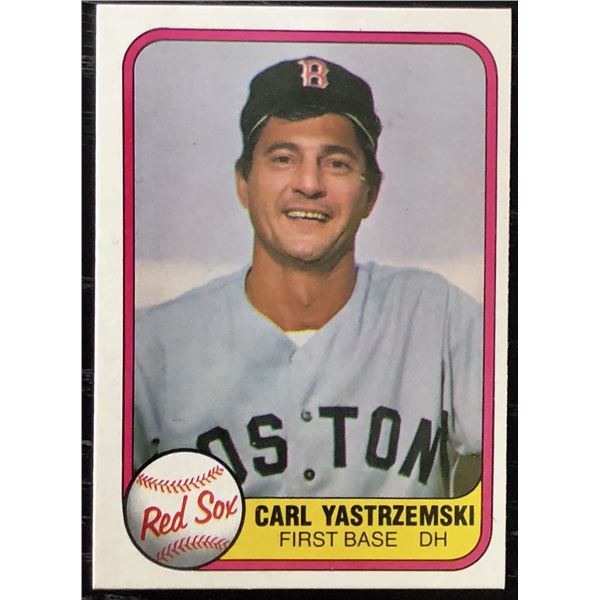 1981 FLEER CARL YASTRZEMSKI (HOF)