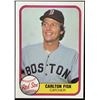 Image 1 : 1981 FLEER CARLTON FISK (HOF)
