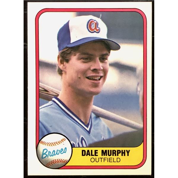 1981 FLEER DALE MURPHY