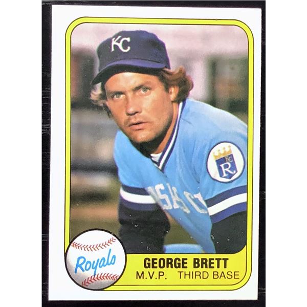1981 FLEER GEORGE BRETT (HOF)