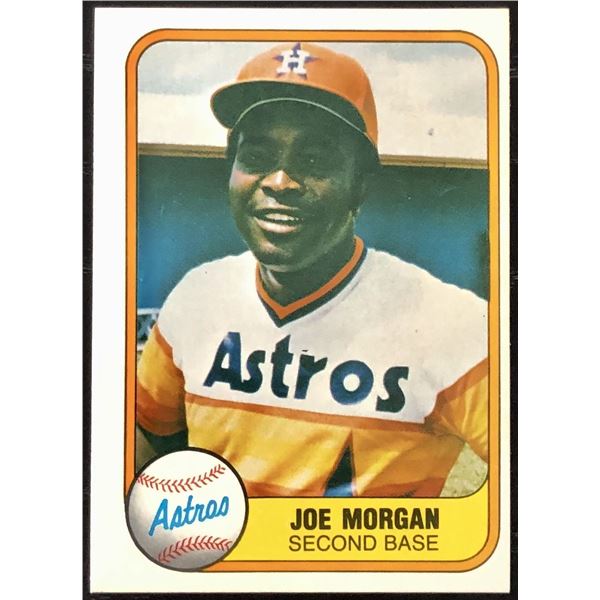 1981 FLEER JOE MORGAN (HOF)