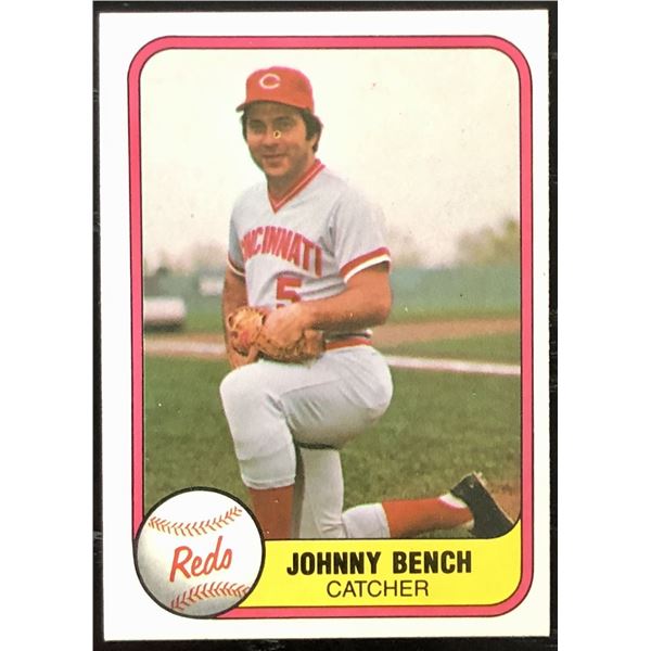 1981 FLEER JOHNNY BENCH (HOF)