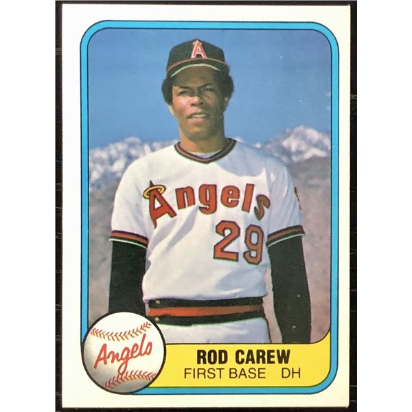 1981 FLEER ROD CAREW (HOF)