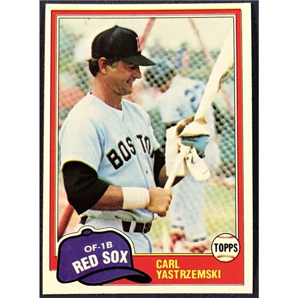 1981 TOPPS CARL YASTRZEMSKI (HOF)