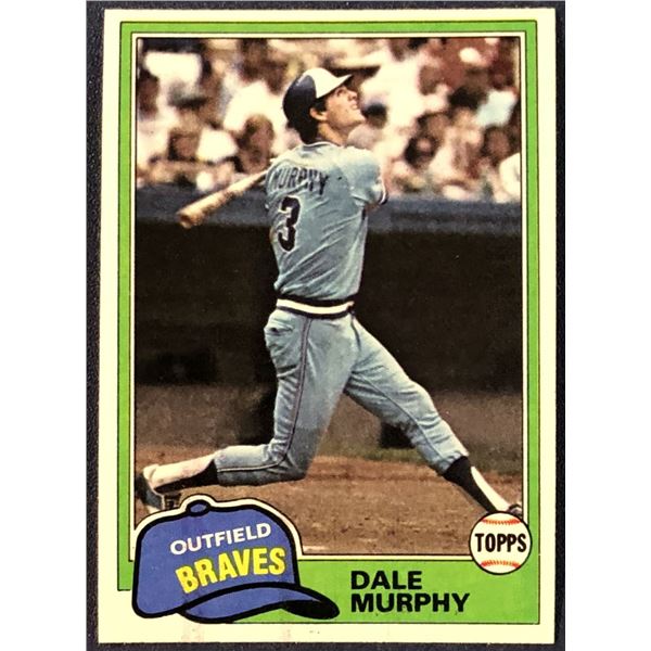 1981 TOPPS DALE MURPHY