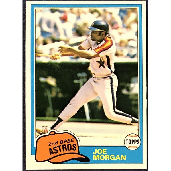 1981 TOPPS JOE MORGAN (HOF)