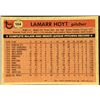 Image 2 : 1981 TOPPS LAMARR HOYT ROOKIE CARD