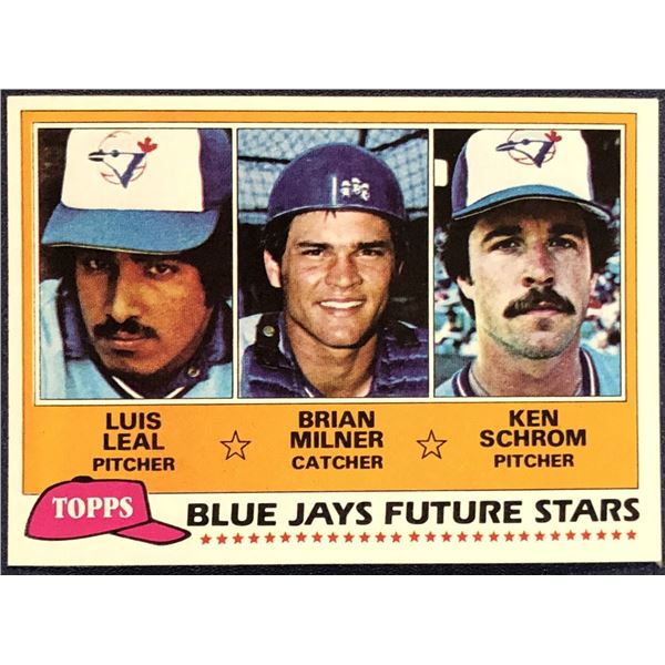 1981 TOPPS LUIS LEAL ROOKIE CARD