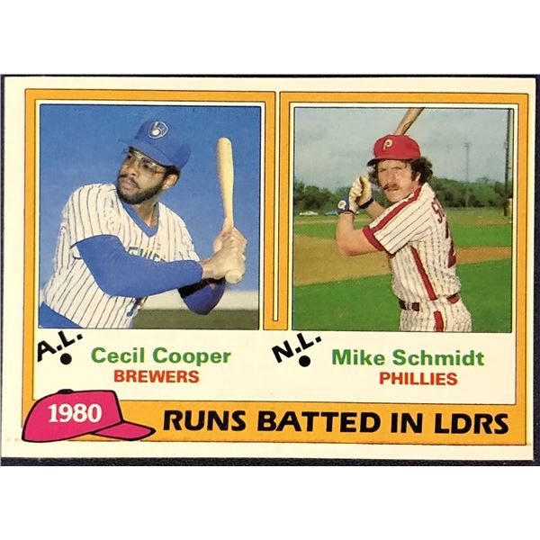 1981 TOPPS MIKE SCHMIDT (HOF)