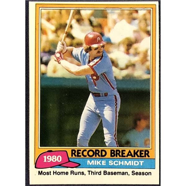 1981 TOPPS MIKE SCHMIDT (HOF)