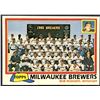 Image 1 : 1981 TOPPS MILWAUKEE BREWERS