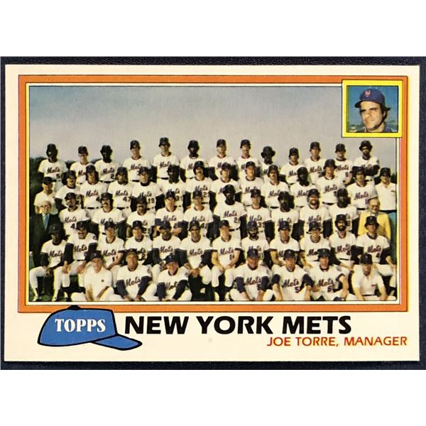 1981 TOPPS NEW YORK METS