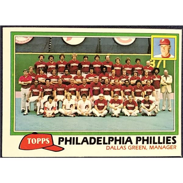 1981 TOPPS PHILADELPHIA PHILLIES