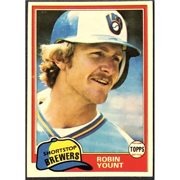 1981 TOPPS ROBIN YOUNT (HOF)